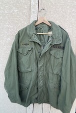 Vintage US Military M-65 Field Jacket OG-107 Rolane Sportswear Medium Regular