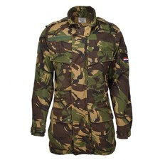 Original Niederlande Armee Jacke M65 Parka Wasserdicht Gefüttert Tarnung