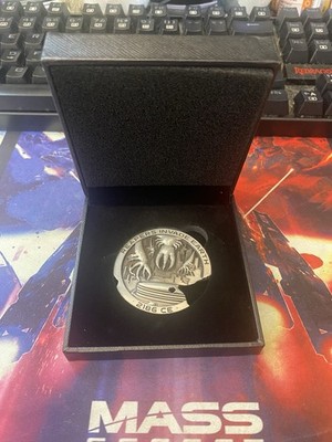 Mass Effect The Fall Of Earth Challenge Coin Great Condition