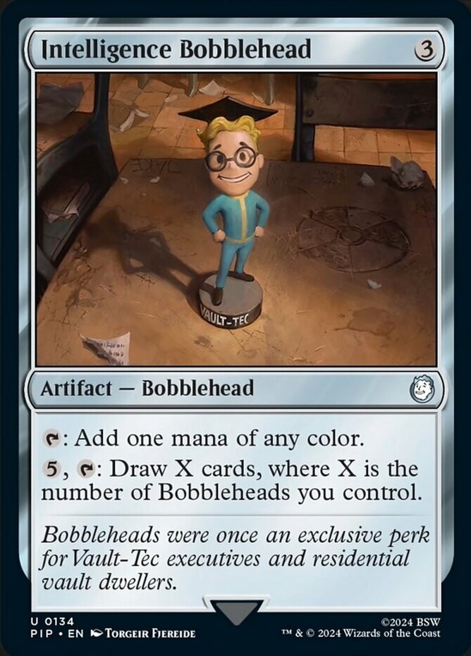 Intelligence Bobblehead Light Play, English Universes Beyond: Fallout