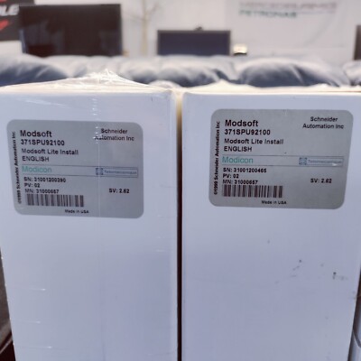 Modsoft Lite PLC Software disks, Version 2.62, for Modicon Micro, 984 ...