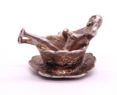 (G457) plata tú eres mi taza de té encanto colgante joyería - Imagen 4 de 7
