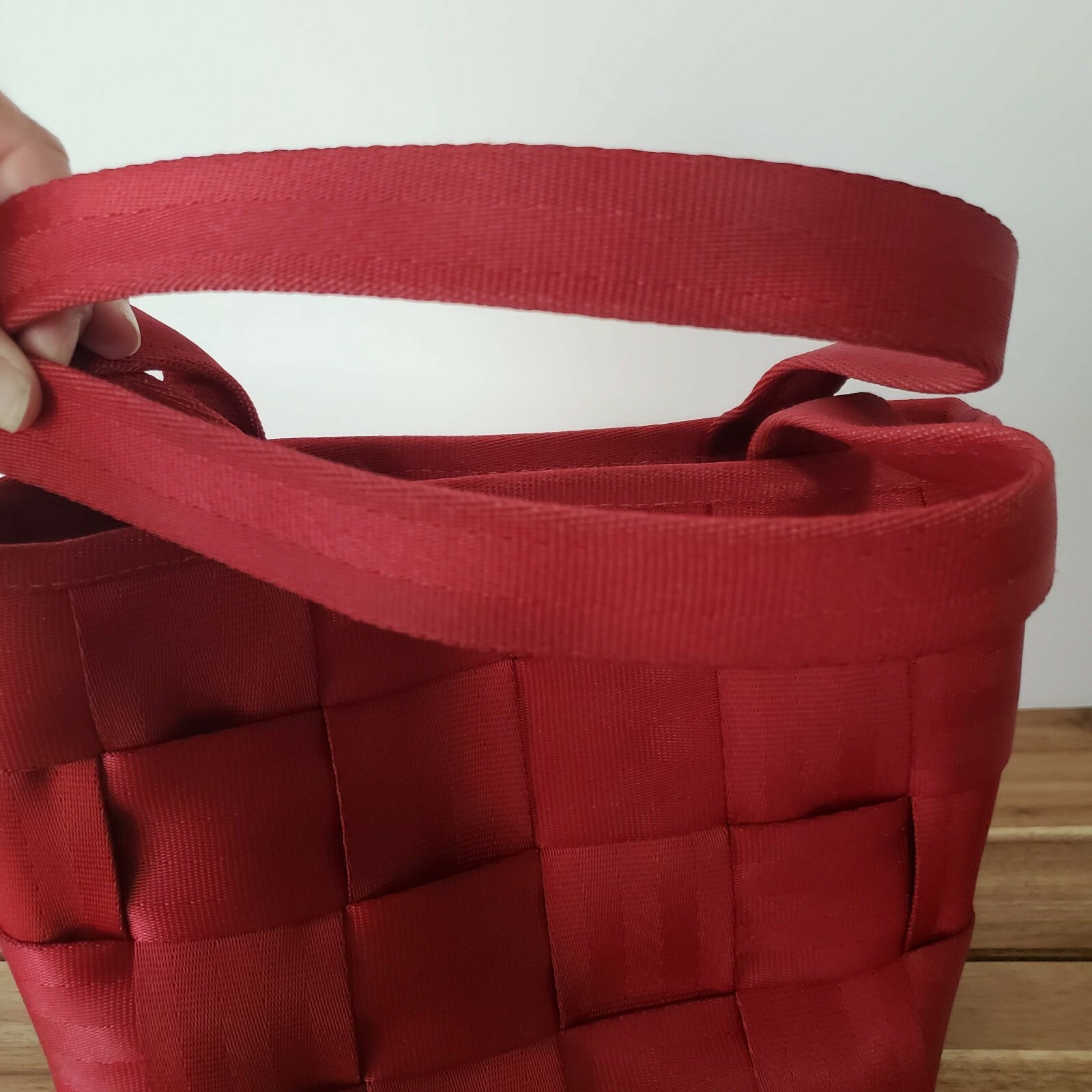 HARVEYS THE ORIGINAL SEAT BELT BAG TOTE / HANDBAG / PURSE (RED) eBay
