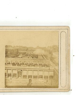 Domaine National du Palais Royal Paris France Stereoview