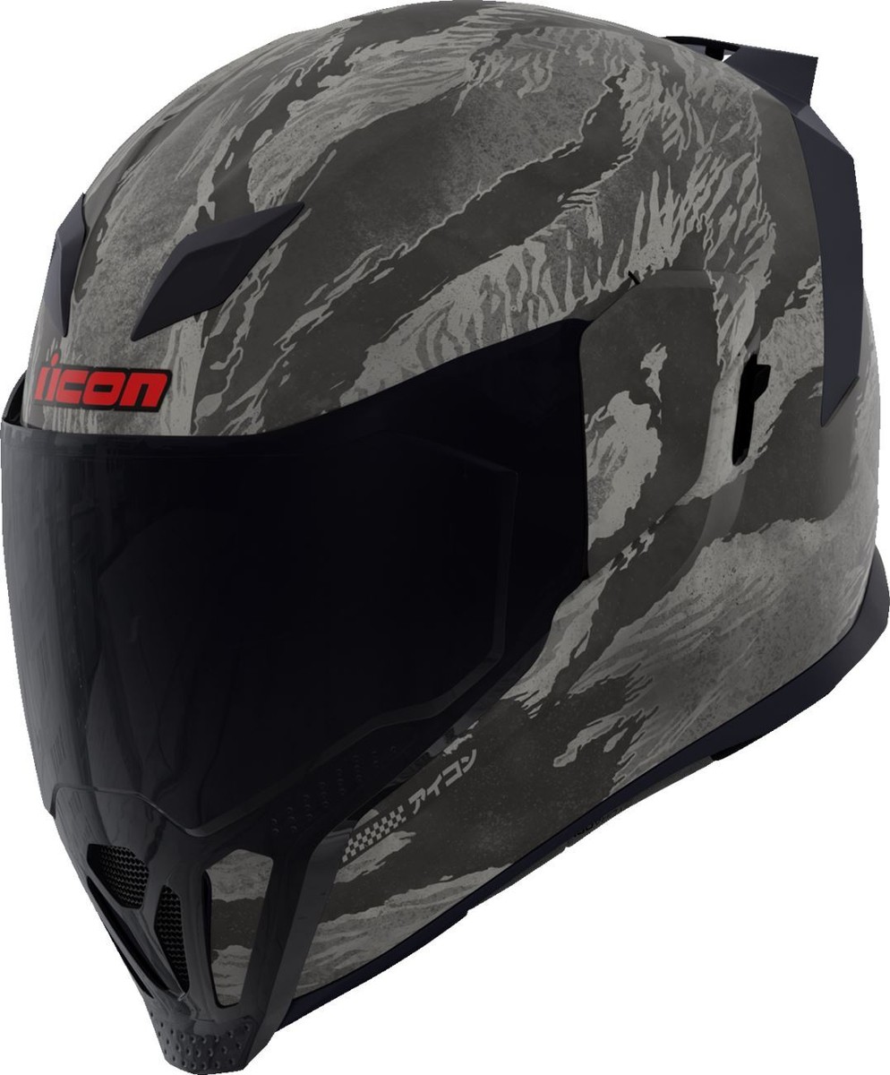 Icon Airflite Helmet - Tiger's Blood - MIPS - Gray - Large | eBay