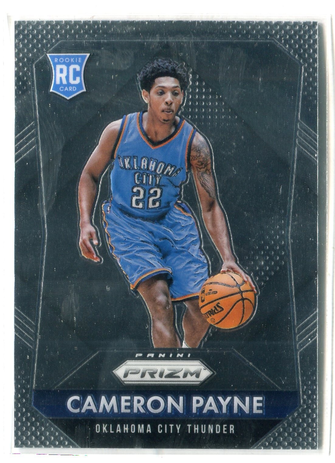 2015-16 Panini Prizm Cameron Payne Base RC #312 OKC OKLAHOMA CITY THUNDER