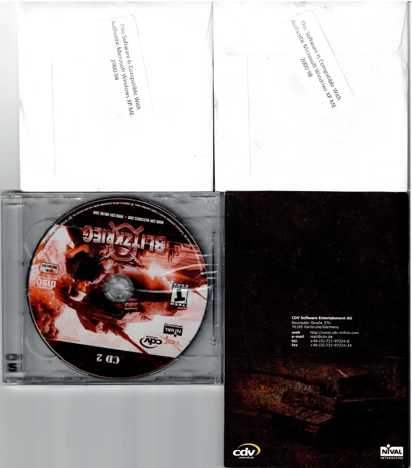 Thief II The Metal Age &Blitzkrieg Attack Is Your Only Defense Pc New XP - Image 2 of 2