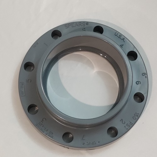 SPEARS NSF-61 6" Flange, 8 Bolt, 150 PSI, CPVC, SCH 80