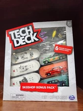 Tech Deck CHOCOLATE Skateboards - 6 BOARDS Sk8shop Bonus Pack DOGS TAXIS  NEW 🤩