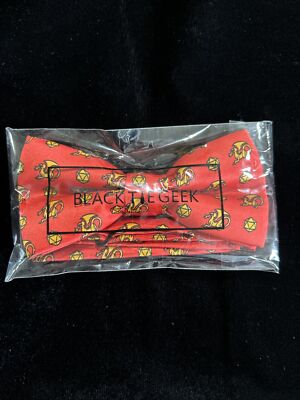 Dungeons & Dragons Bowtie by Black Tie Geek Loot Crate Exclusive D&D