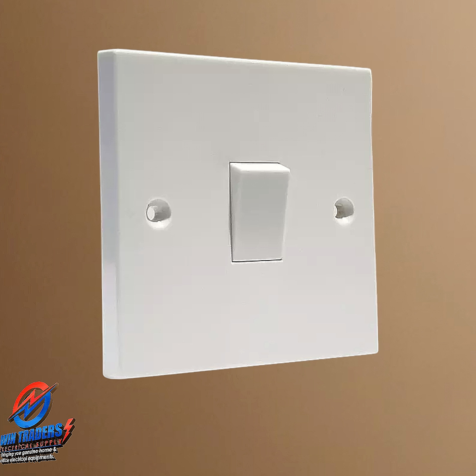 MK Intermediate Light Switch Square Edges New