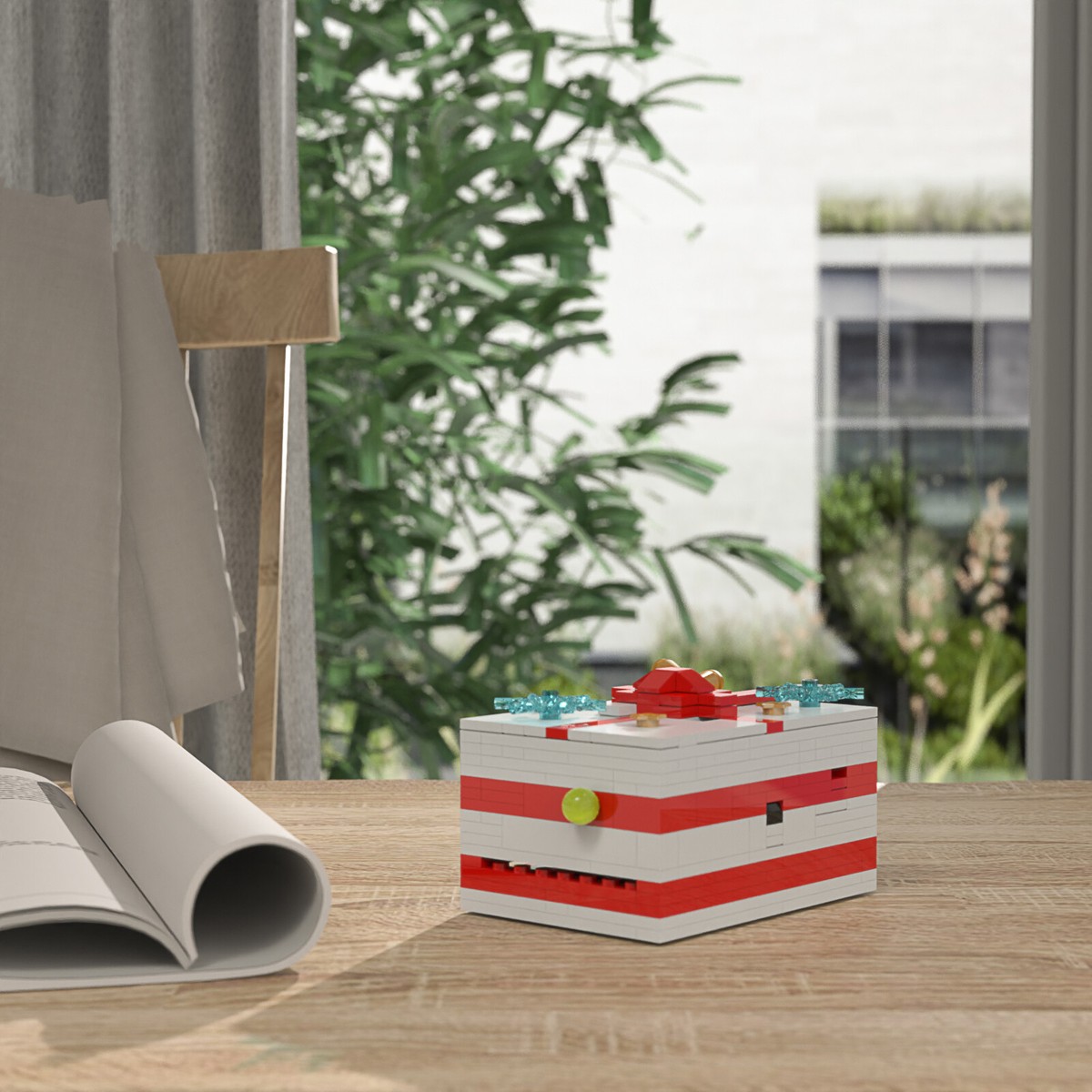 C7354Y01 Christmas Card Box Decrypt Box Model 364 Parts