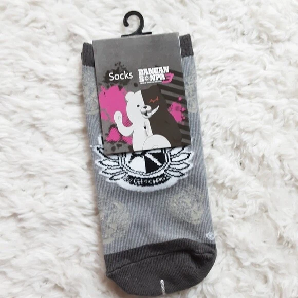 Nuevo con etiquetas Calcetines Danganronpa 3: The End Of Hope's Peak High School Crest No-Show 1 Par Foto 3 de 4