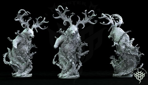 Bear Spirit DnD Terrain Scenery Tabletop Miniatures 28mm - Picture 1 of 2