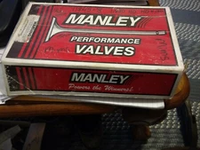 Manley 11845-8 SS Severe Duty Ex Valves w/ 45 Degree Seat Angle + .100 like new