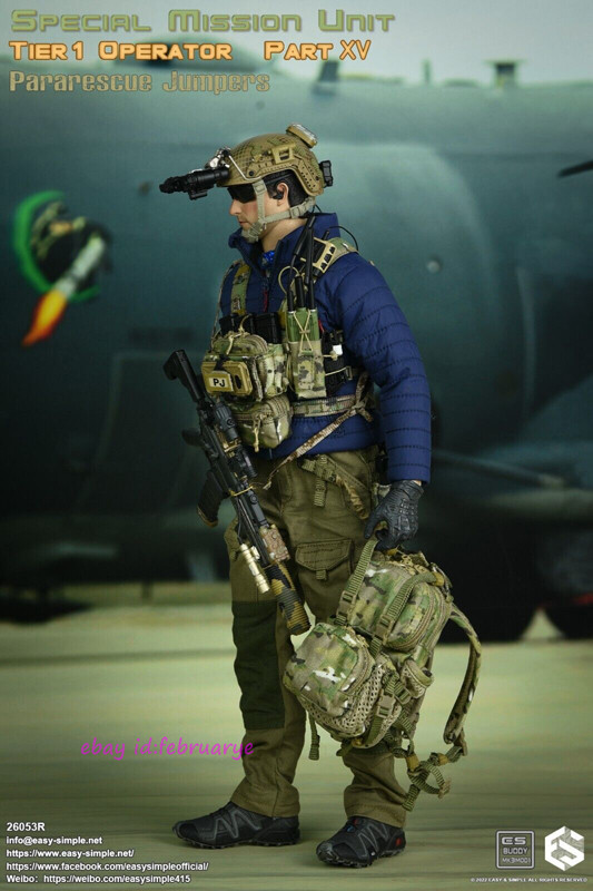 Easy&Simple 1/6 26053R SMU Tier1 Operator Part XV Pararescue