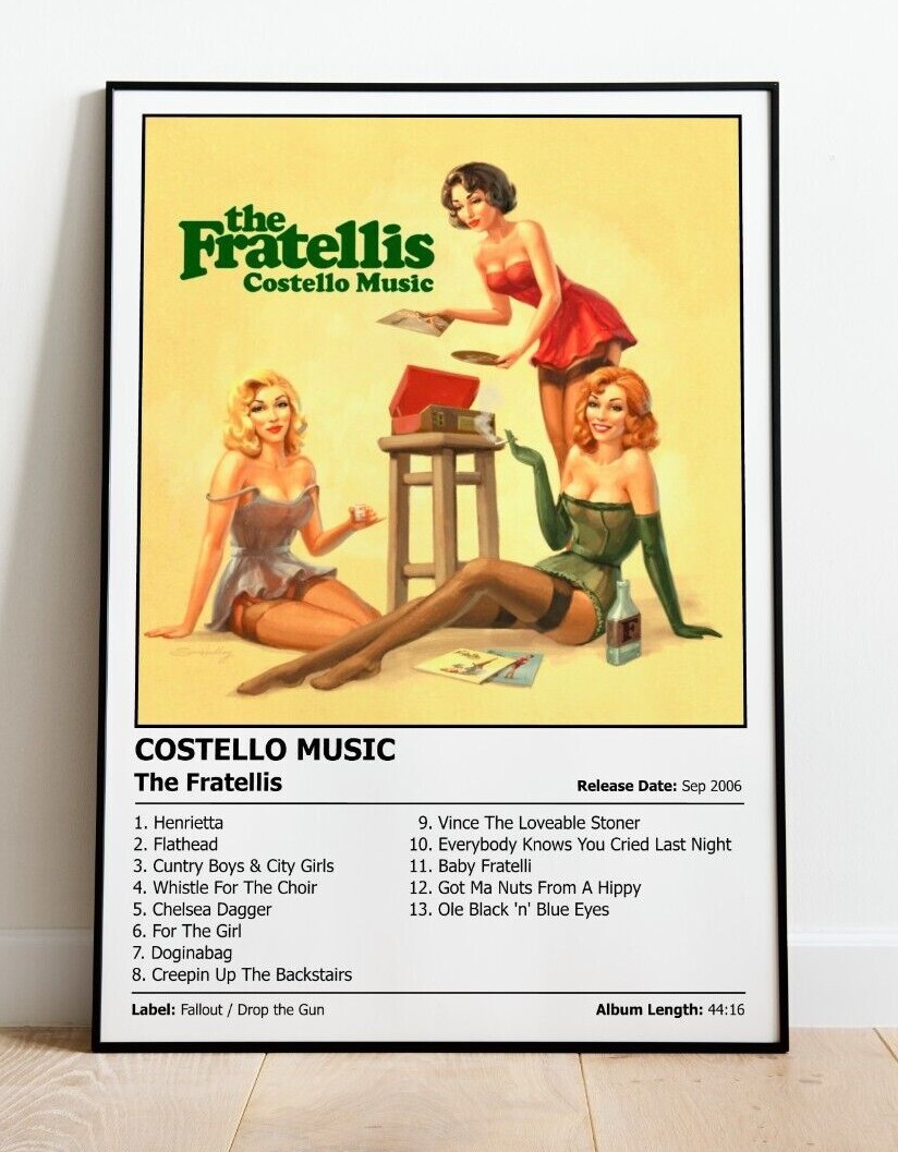 THE FRATELLIS - Costello Music | Music Album Cover Print