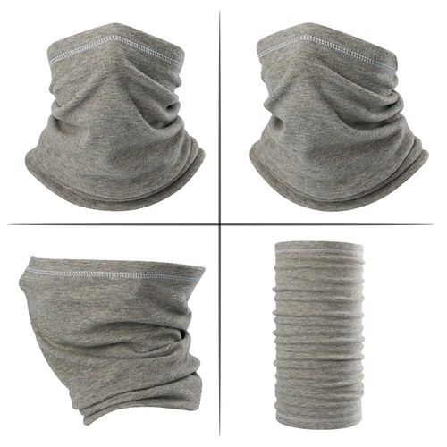 Winter Fleece Neck Warmer Gaiter Cycling Ski Face Mask Thermal Scarf Bandana - Picture 15 of 22