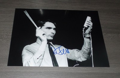 WOLFGANG FLÜR *Kraftwerk*, original signed Photo  20x25 cm + COA (NST)