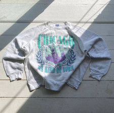 90s Chicago My King Of Town John Hancock Center Sweatshirt Mens Large Usa print