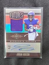 2023 Panini Legacy - Futures Patch Autographs Jordan Addison #FAPS-10 Silver...