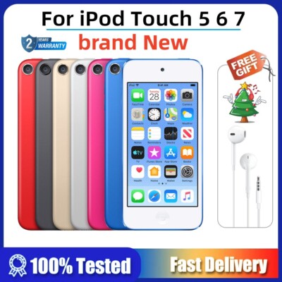 New Apple Ipod Touch 6/7th 128GB 256GB Gen Mp4 Player 2 YEAR Warranty lot