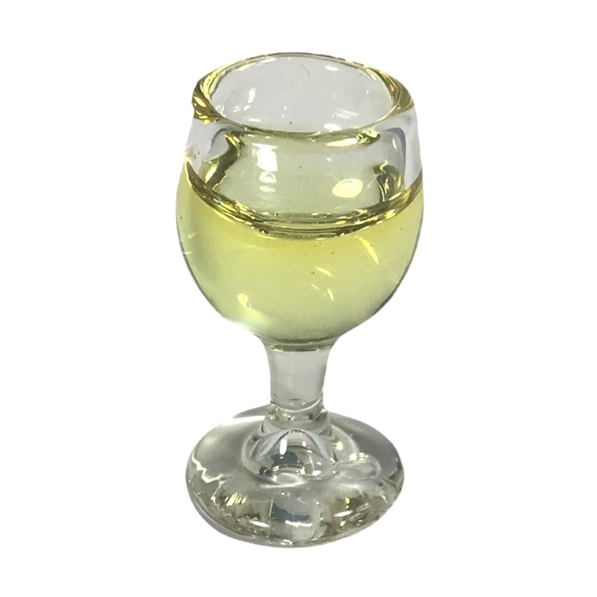 Dolls House Drink Large Glass of White Wine Dining Bar Miniature 1:12th Scale