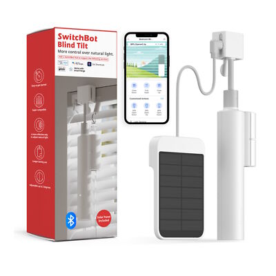 SwitchBot Blind Tilt smart home Jalousieöffner motorisiert mit Solarpanel NEU