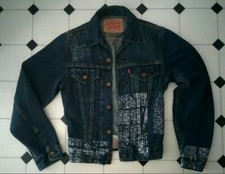 Levi Lvc 70505 Vtg 1967 Type 3 Andy Warhol Fragile Big E Denim Trucker Jacket Xs