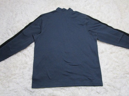 REI Sweater Mens Extra Large Blue Black Long Sleeve - Picture 7 of 8