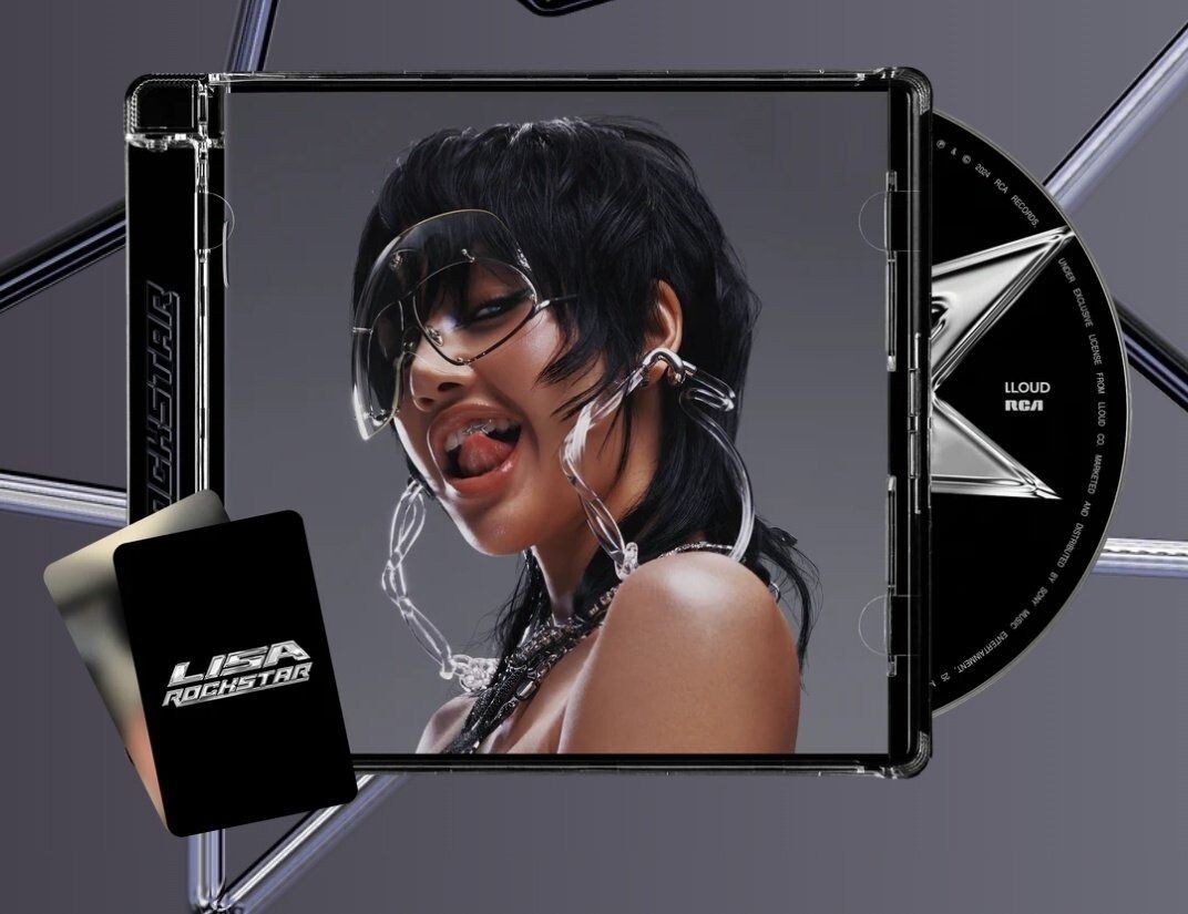 BLACKPINK LISA ROCKSTAR LIMITED EDITION SINGLE CD OFFICIAL BLACKPINK LISA ROCKSTAR LIMITED EDITION SINGLE CD OFFICIAL