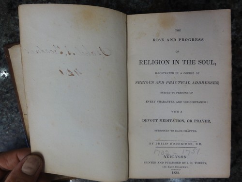 Rise and Progress of Religion in the Soul Meditation Prayer 1832 Doddridge - Imagen 5 de 12