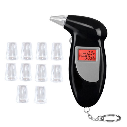 Keychain Breathalyzer Portable Pocket Keyring Breath Alcohol Tester