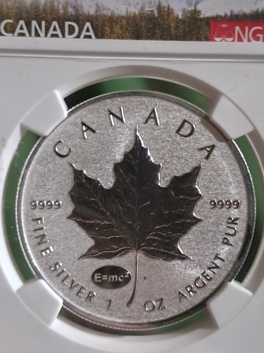 2015 Canada Maple Leaf E=MC² Privy PF69 NGC – Rare Reverse Proof - Picture 2 of 6