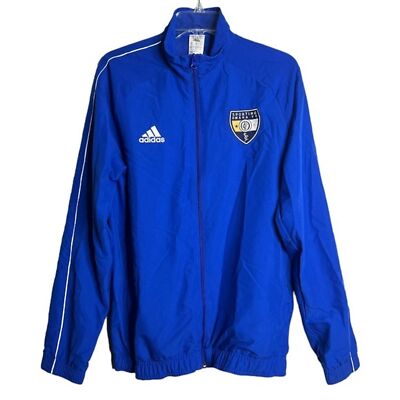 Adidas Jacket Mens Small Track Royal Blue Sporting Omaha FC - Main Image