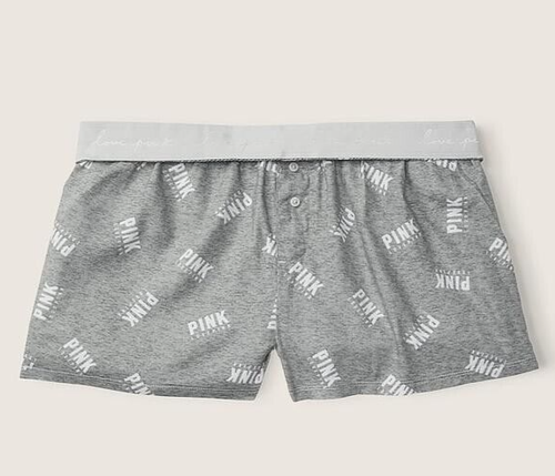 VICTORIAS SECRET PINK FLANNEL SLEEP BOXY PAJAMA LOUNGE SHORTS PJ XS S M L XL XXL - Picture 8 of 79