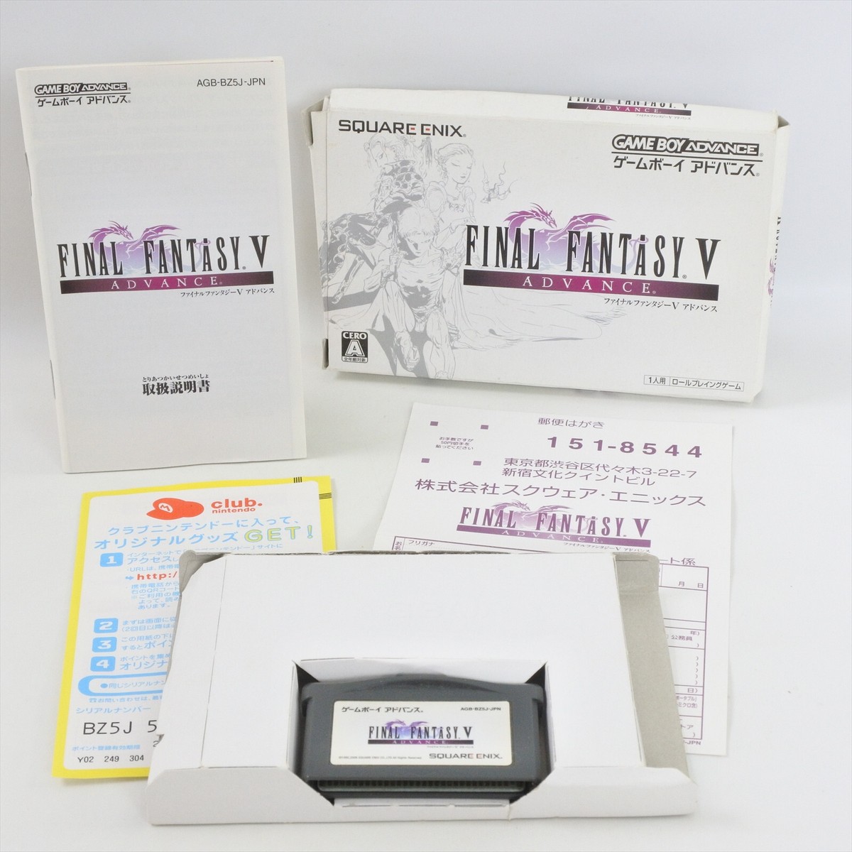 FINAL FANTASY V 5 FF5 FFV Gameboy Advance Nintendo d456 gba | eBay