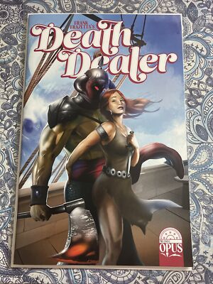 DEATH DEALER #10 DENNIS CALERO 1:5 RATIO VARIANT COVER frank frazetta 2023 OPUS