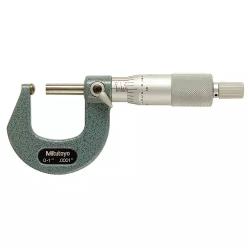 MITUTOYO 115-153 Spherical Anvil Micrometer,0-1 In 4CGE2