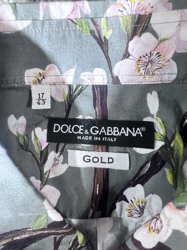 DOLCE GABBANA Flowers Printed Runway Limited Edition Shirt MSRP $2900 - Picture 4 of 10