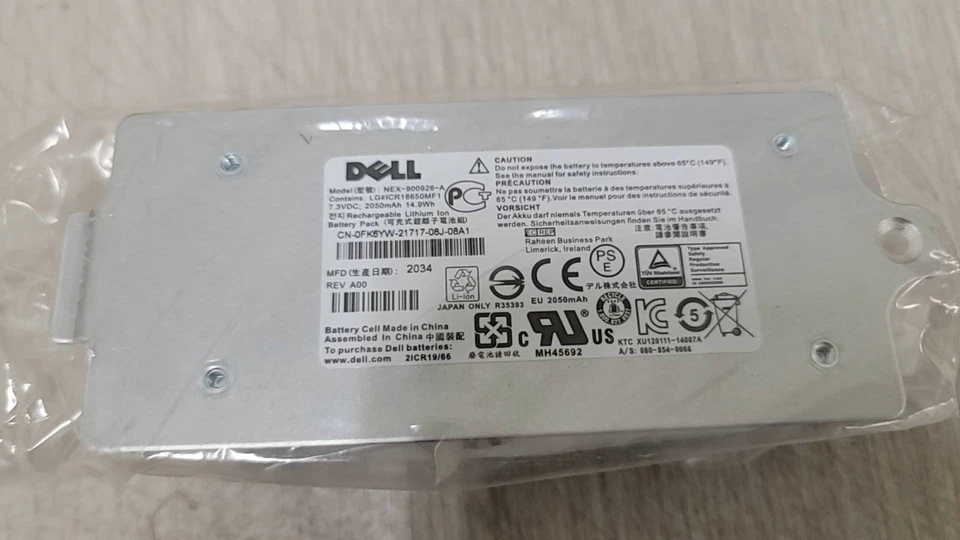 Módulo de batería inteligente Dell FK6YW EqualLogic tipo 15 tipo 19 control PS6210/PS4210 Foto 2 de 3