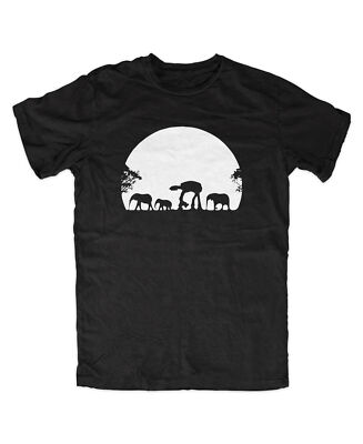 AT-AT Crossing T-Shirt Fun Kult Star Wars Darth Vader Obi Wan Stormtrooper
