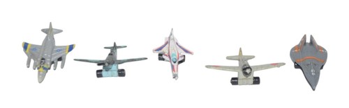 Vintage Galoob Micro Machine Planes Jets Set of 5 1987