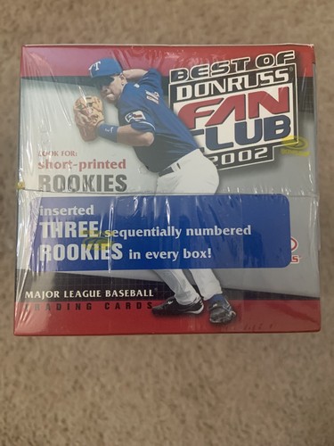 2002 Donruss Fan Club MLB Major League Baseball Cards Unopened Box - Picture 2 of 6