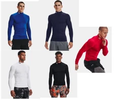 Under Armour Men's UA Compression Long Sleeve ColdGear Comp Mock Turtleneck