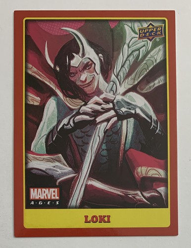 2020 Upper Deck Marvel Ages High Series Foil Board Parallel SP Loki #288! - 第 1/2 張圖片