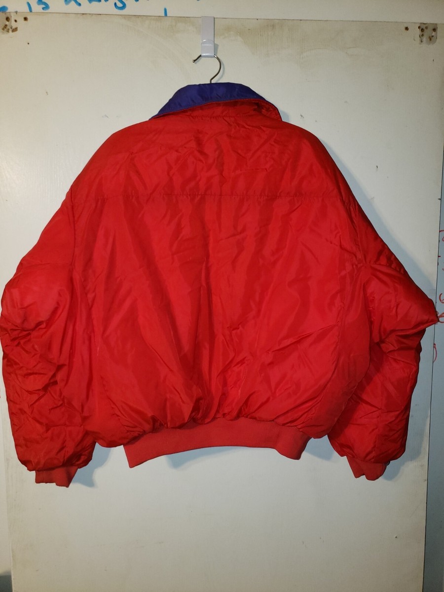 Columbia L vintage reversible jacket men purple red 90s | eBay
