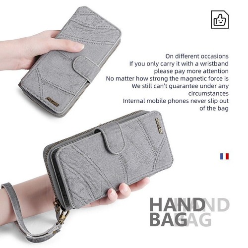 For Samsung S25 S24 S23 S22 S21 S20+ Ultra Detachable Wallet Case Leather Cover - Picture 42 of 49