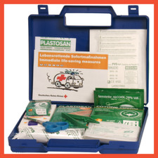 Kit Cassetta Valigetta Pronto Soccorso Medica per Auto Moto Casa Ufficio Barca