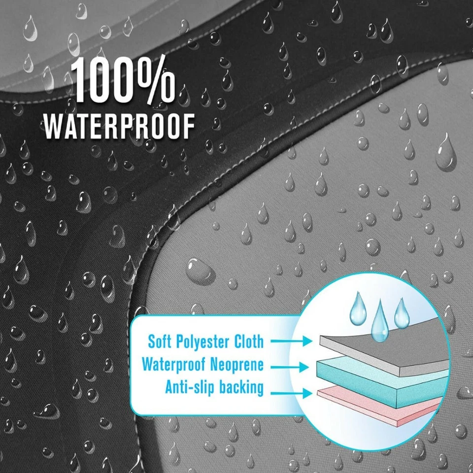 Exact Fit Bench Seat Cover for Tacoma Dark Gray Three Adjustable Headrest - Image 2 of 3